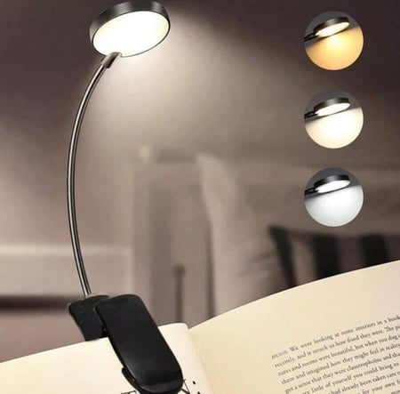 مصباح للقراءة (أسود)