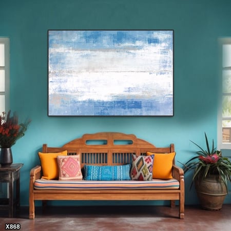 لوحة كانفس رسم تجريدي