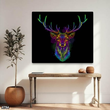 لوحة كانفس مربعة جرافيك