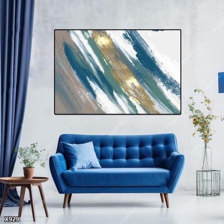 لوحة كانفس رسم تجريدي