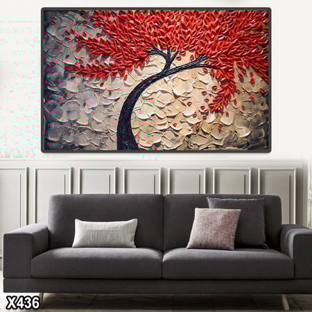 لوحة كانفاس رسم تجريدي