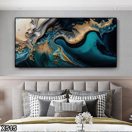 لوحة كانفاس رسم تجريدي