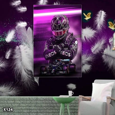 لوحة كانفس لويس هاميلتون