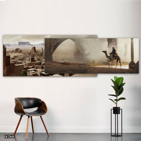 لوحتان كانفاس متداخلتان