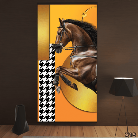 لوحة كانفاس مودرن لفرس عربي