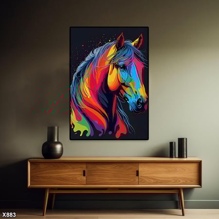 لوحة كانفس خيل