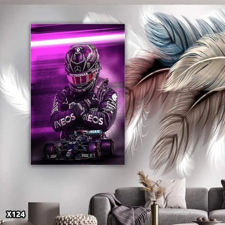 لوحة كانفس لويس هاميلتون