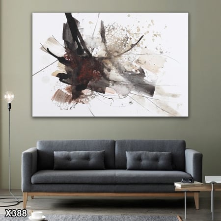 لوحة كانفاس رسم تجريدي