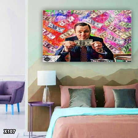 لوحة كانفاس Wolf of wall street