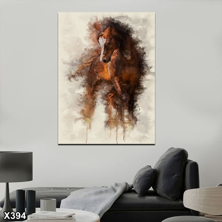 لوحة كانفس خيل