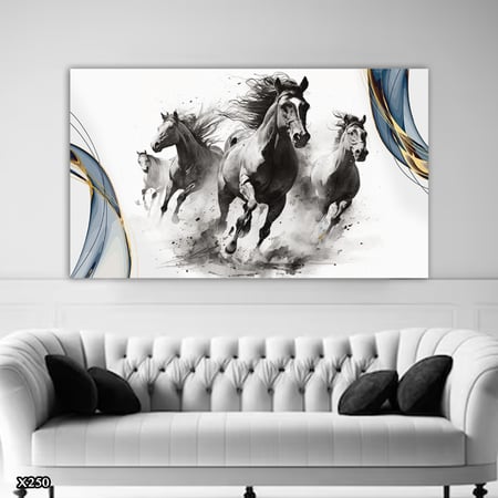 لوحة كانفس بالرسم التجريدي