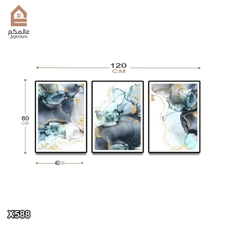 لوحة كانفس 3 قطع