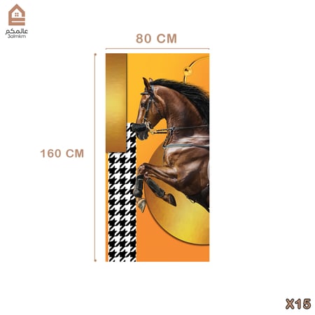 لوحة كانفاس مودرن لفرس عربي