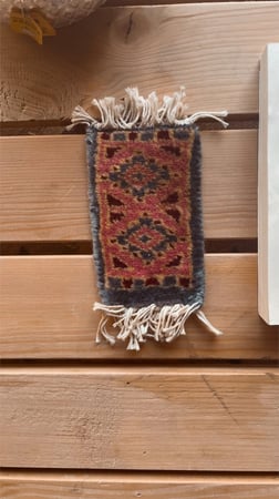 كوستر مزخرف صناعة يدويه .