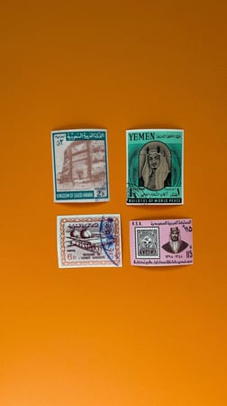 مجموعة ستيكرز الطوابع البريدية