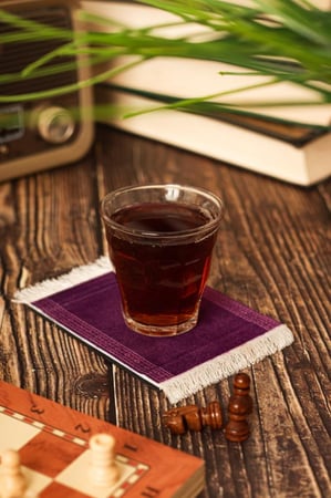 كوستر سجاد خزامى .