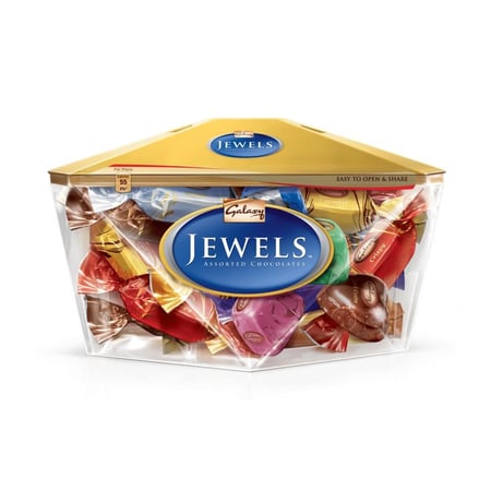 جالكسي | جواهر قطع شوكولاته الحليب الناعمة | قطع صغيرة | 200 جرام