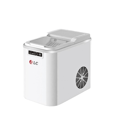 دي ال سي ماكينة صنع الثلج لون ابيض