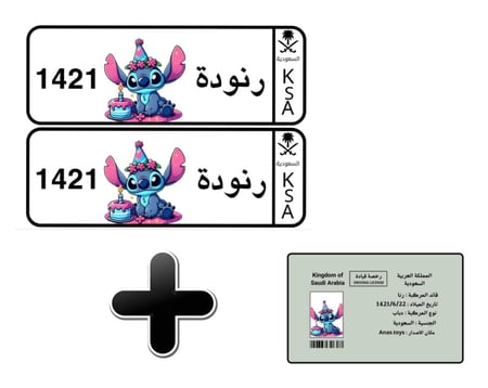 باكيج ستيتش اللوحة + الرخصة