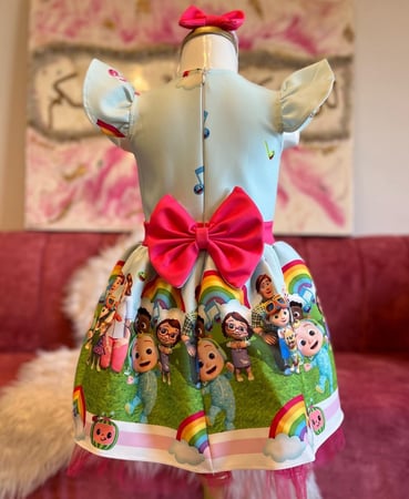 Cocomelon girl dress فستان كوكوميلون