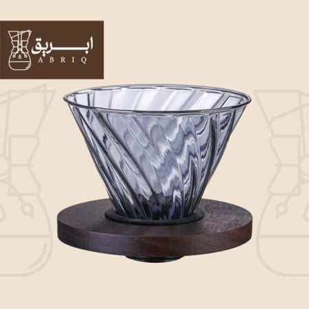 قمع V60 سراميك لتقطير القهوة مقاس 02