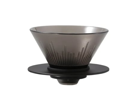 قمع ترشيح قهوة V60 مقاس 01 باللون الرصاصي الداكن