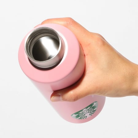 قارورة ستاربكس اليابان عازلة حراريا بلون وردي مميز اصدار 2024 starbuck