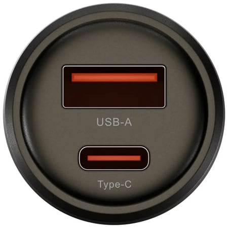 شاحن سيارة ليفيلو نوري ميني 60 واط - رمادي