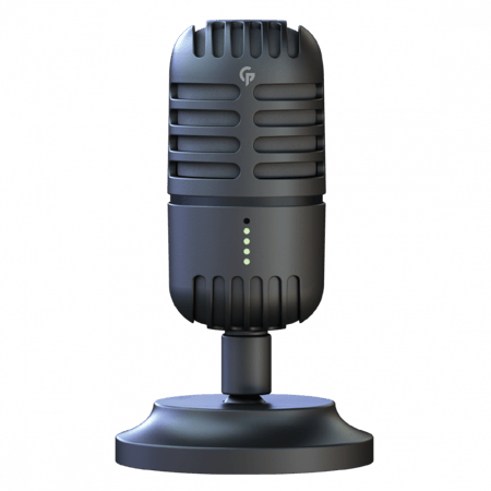 مايكرفون بورودو أساسي للألعاب مزود بحامل ثابت - أسود