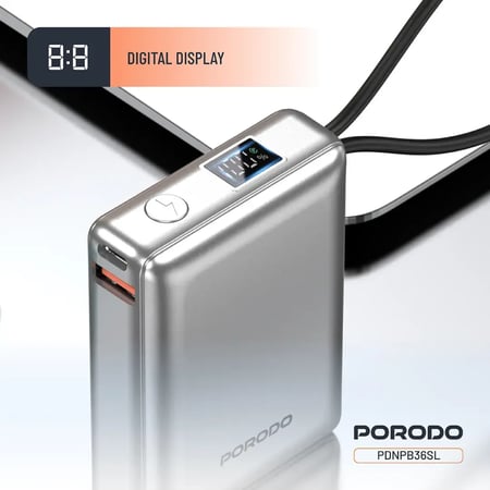 بنك الطاقة Porodo Petite بقدرة 10000mAh