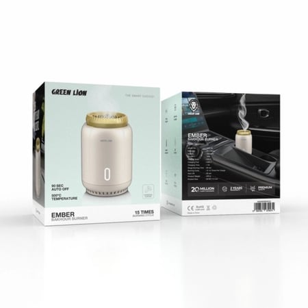 موقد بخور جرين ليون إمبر - كريمي