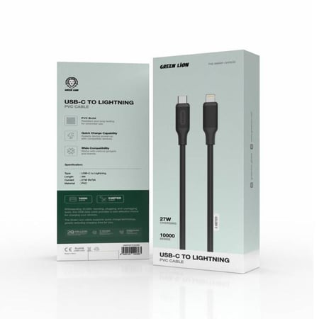 كيبل قرين تايب سي لايتنق بطول 3 متر