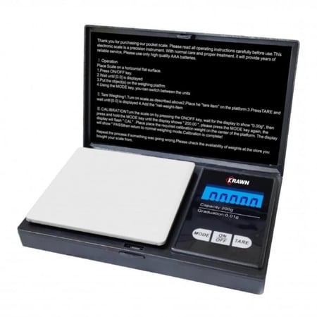 ميزان للعلف والمكملات حتى 500جرام