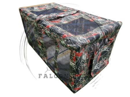 قفص للطيور مشجر مستطيل كبير