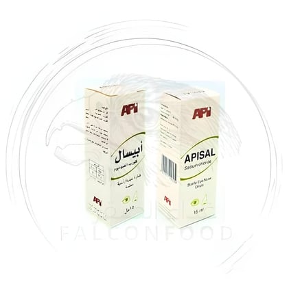 ابيسال 0.09% قطرة عين وانف 15 مل
