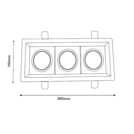 HYLUMEN -DLS300S -Material: Iron+PC Color: White+White