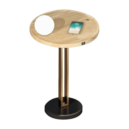544 (USB+Wireless Charging）إنارة الطاولة بشاحن لاسلكي