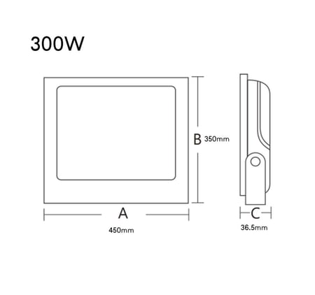 HYLUMEN Floodlight LED.200-400Wكشاف ليد خارجي