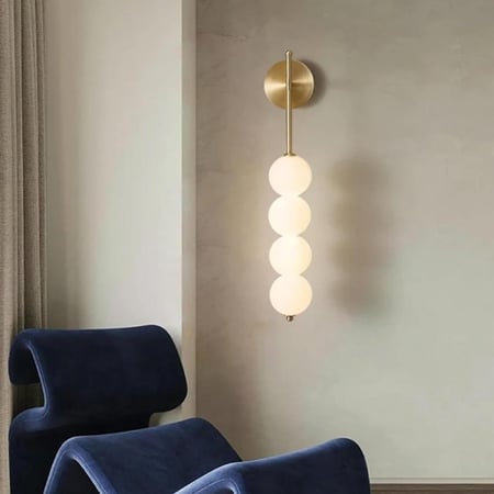 Wall lamp-F34/GD جداري لايتبول الذهبي