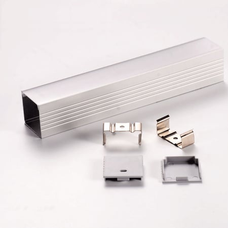 بروفايل المنيوم XT-205 - ظاهر - مجرى شريط الليد