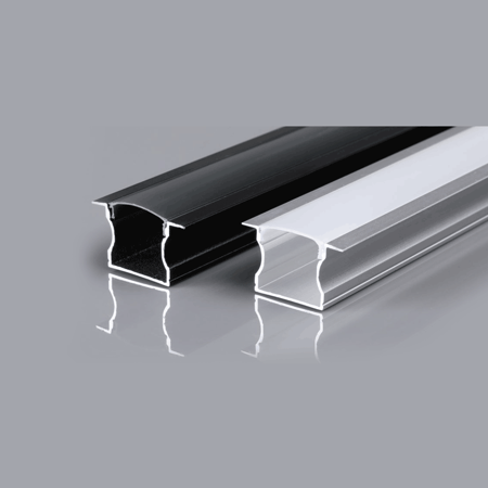 بروفايل المنيوم XT-263  - دفن  - مجرى شريط الليد