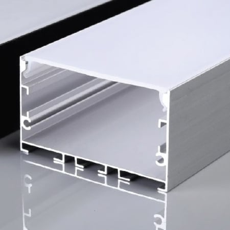 بروفايل المنيوم BG-71- ظاهر  - 2 متر - مجرى شريط الليد