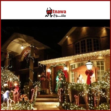 سلك اضاءة 50 متر لون اصفر