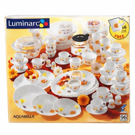 طقم اوركبال فرنسي عسلي 104 قطعة