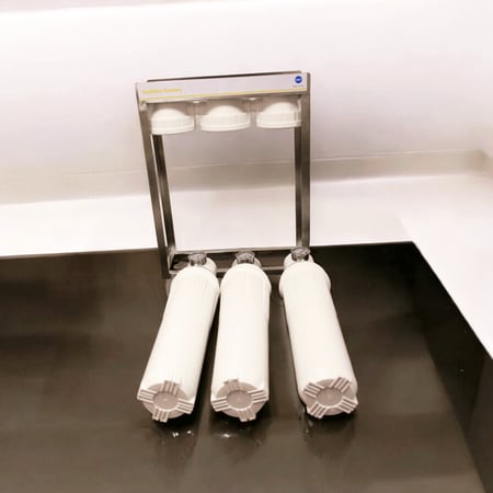 فلتر جامبو لتنقية الخزانات 3 مراحل هيكل ستانلس ستيل مقاوم للصدا