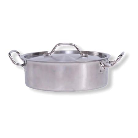 قدر أستيل مسطح 28cm