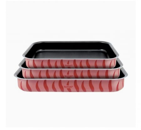 طقم صواني فرن نيوفلون مستطيل 3 قطع