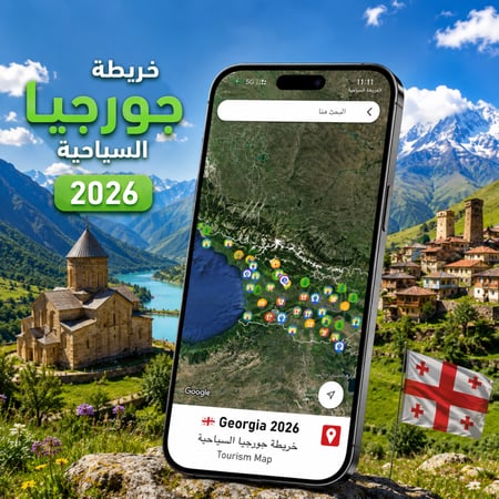 خريطة جورجيا السياحية 2026 ©