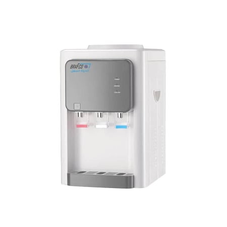 برادة ماء سطحية من برافكو بتعبئة علوية ولون فضي