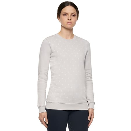 Mini CT Flock Cotton Crew Neck Cotton Sweatshirt 8100